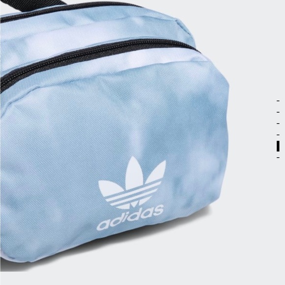 NWT Unisex One Size Adidas Originals Sport Waist Bag In Sky Blue - Picture 5 of 11